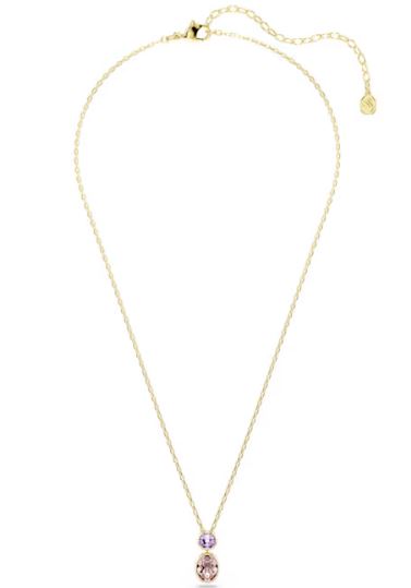 Swaroski Bijoux Gold / Violet Pink