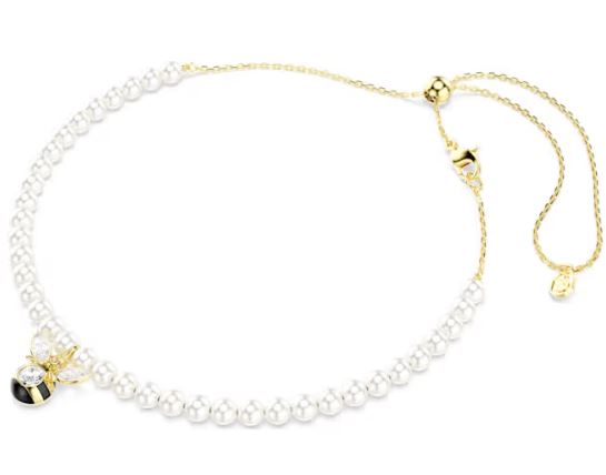 Swaroski Bijoux White / Gold
