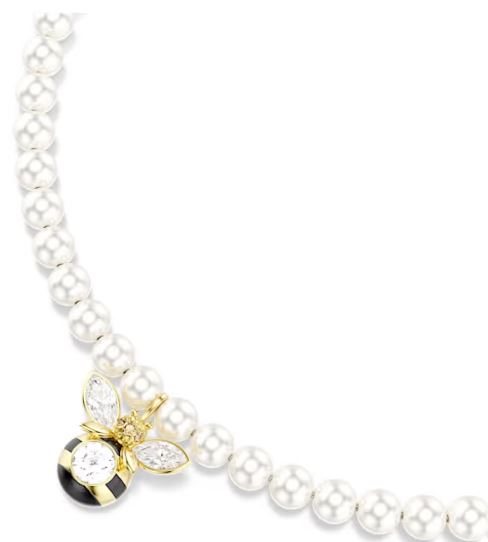 Swaroski Bijoux White / Gold