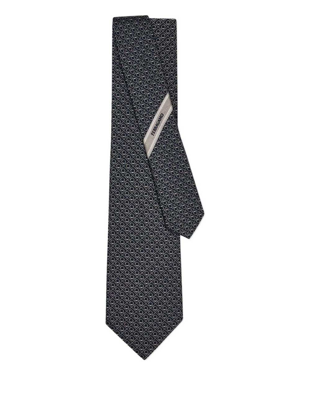 Salvatore Ferragamo Ties Blu Grigio