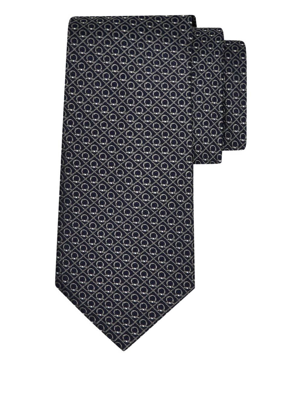 Salvatore Ferragamo Ties Blu Grigio