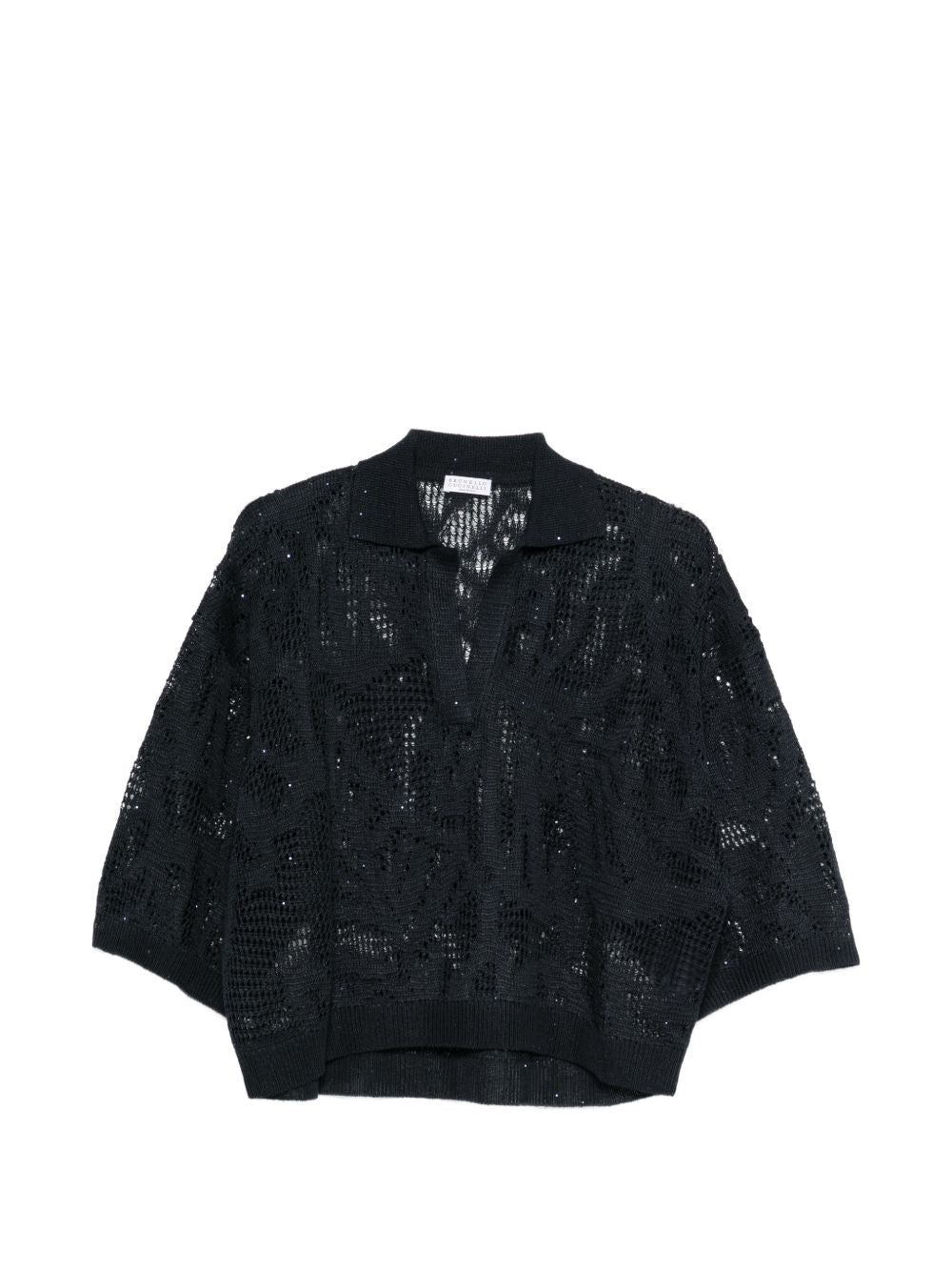 Brunello Cucinelli T-shirts and Polos Abisso Lino Ea