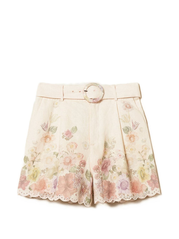 Twin-set Shorts Wildflowers/pastel