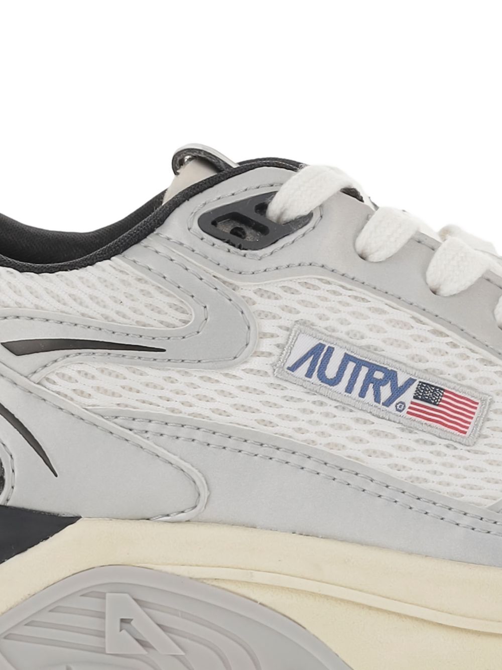 AUTRY Flat shoes White/grey/black