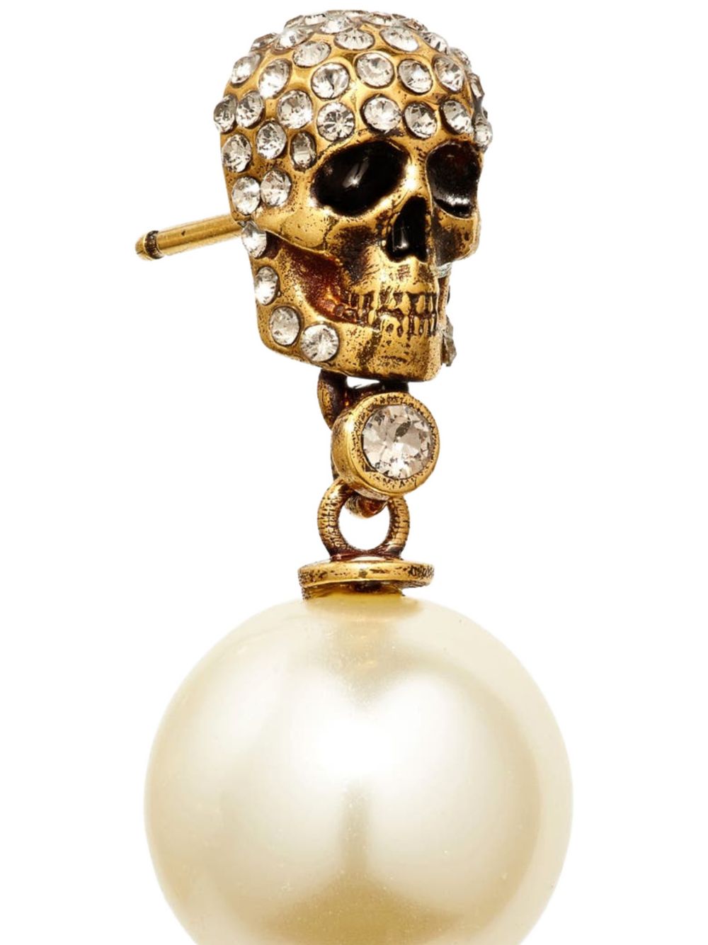 Alexander McQueen Bijoux Antique Gold Brass