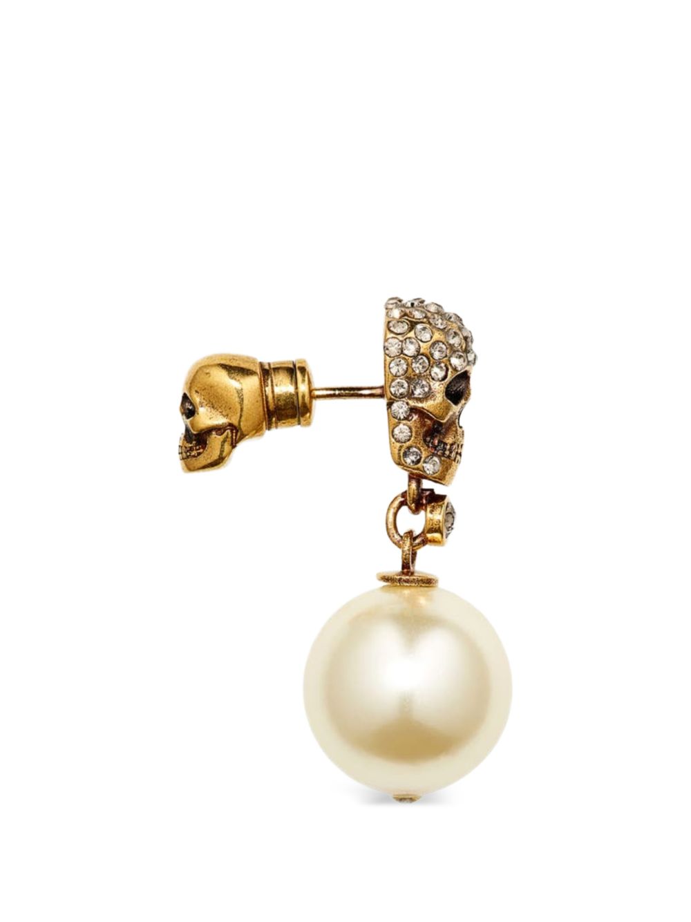 Alexander McQueen Bijoux Antique Gold Brass