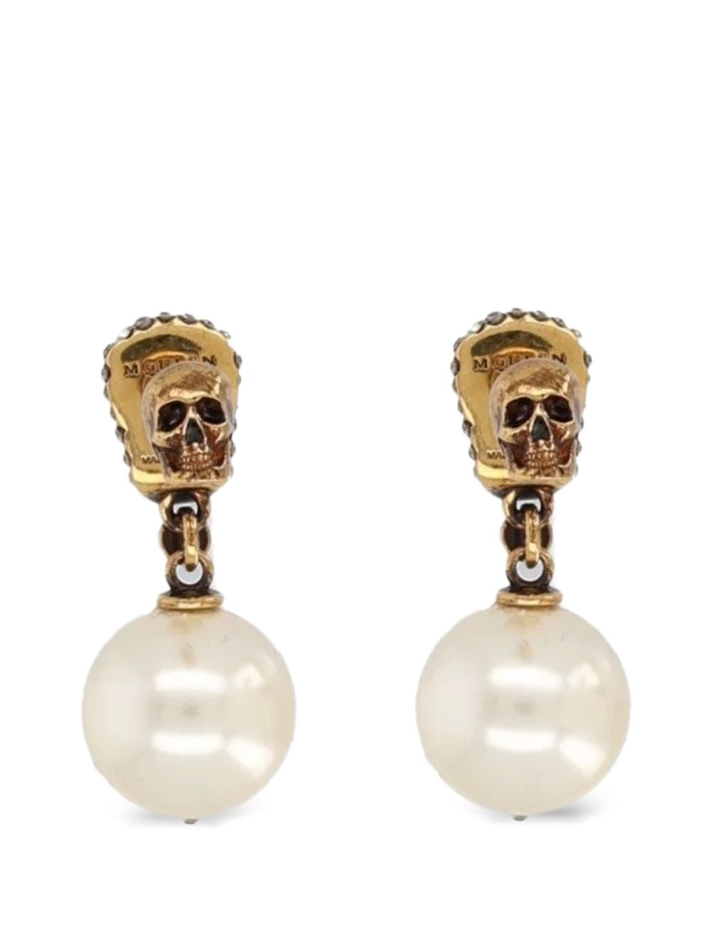 Alexander McQueen Bijoux Antique Gold Brass