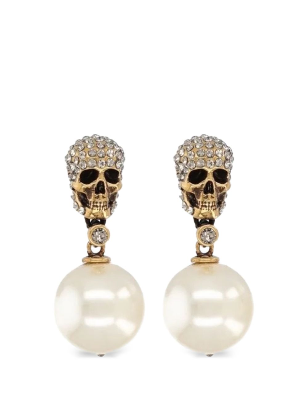 Alexander McQueen Bijoux Antique Gold Brass