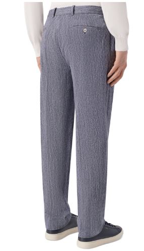 Circolo Trousers Blue Grey
