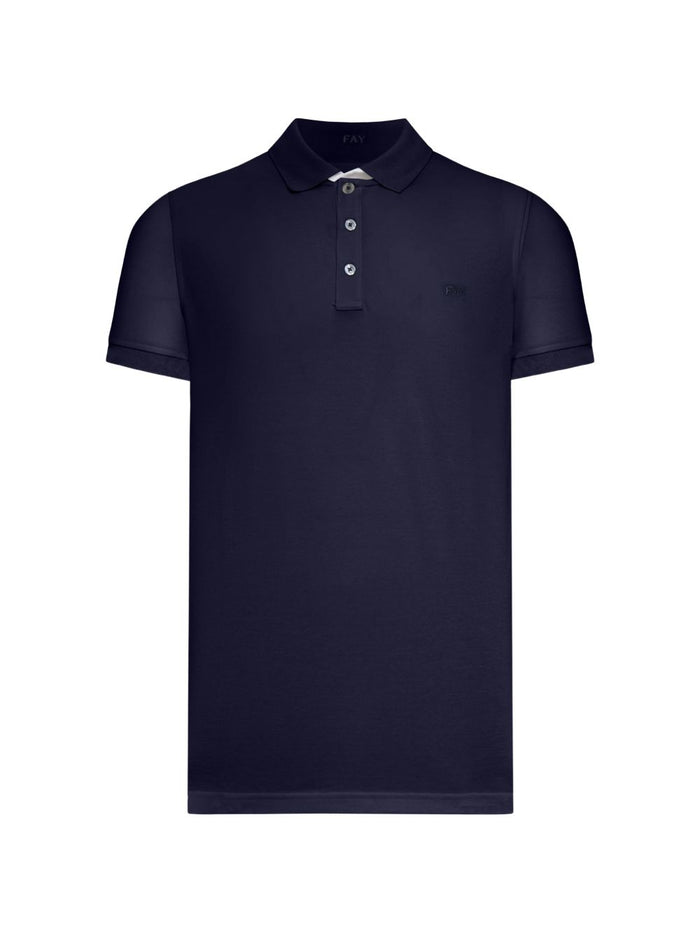 Fay T-Shirts And Polos Navy Blue