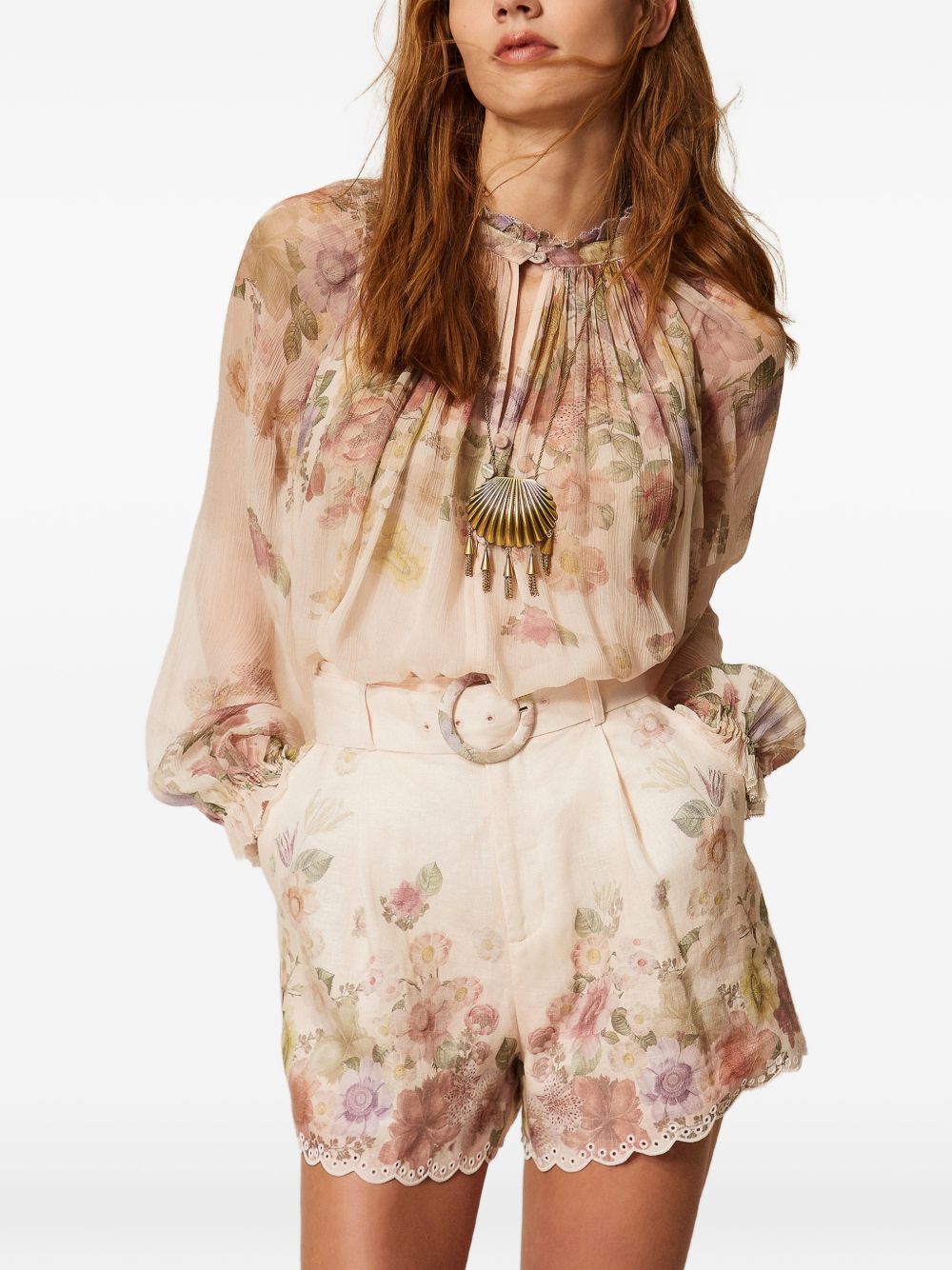 Twin-set Shirts Wildflowers/pastel