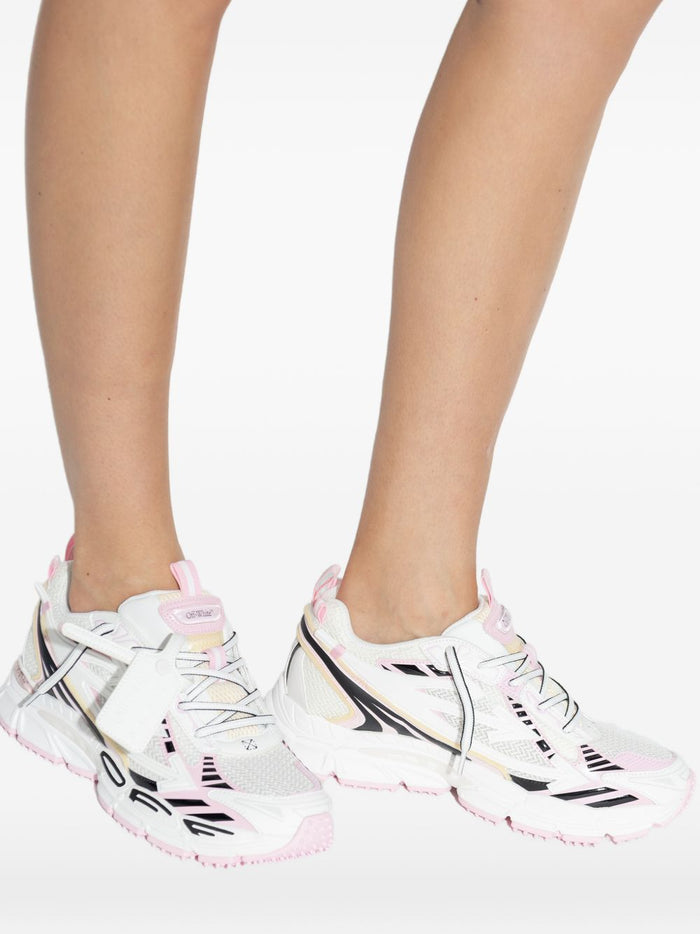 Off-White Flat Shoes White Soft Pink