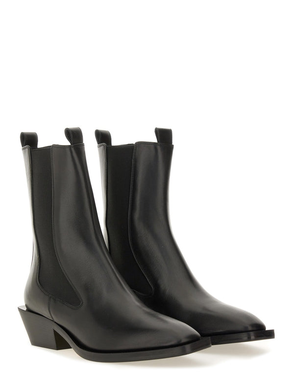 Leather Boot Black Calf