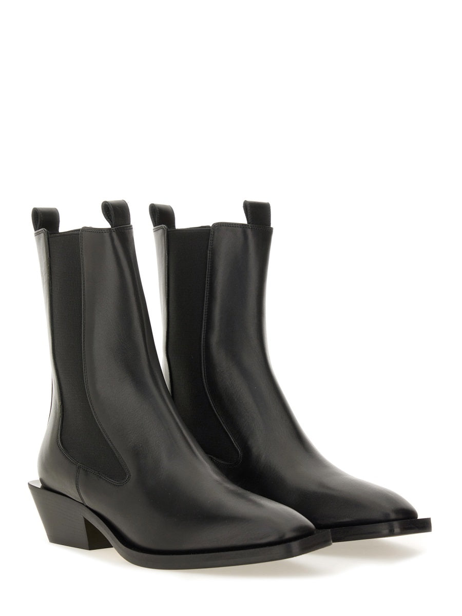 Leather Boot Black Calf