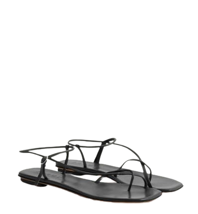 Soeur Sandals Black Leather