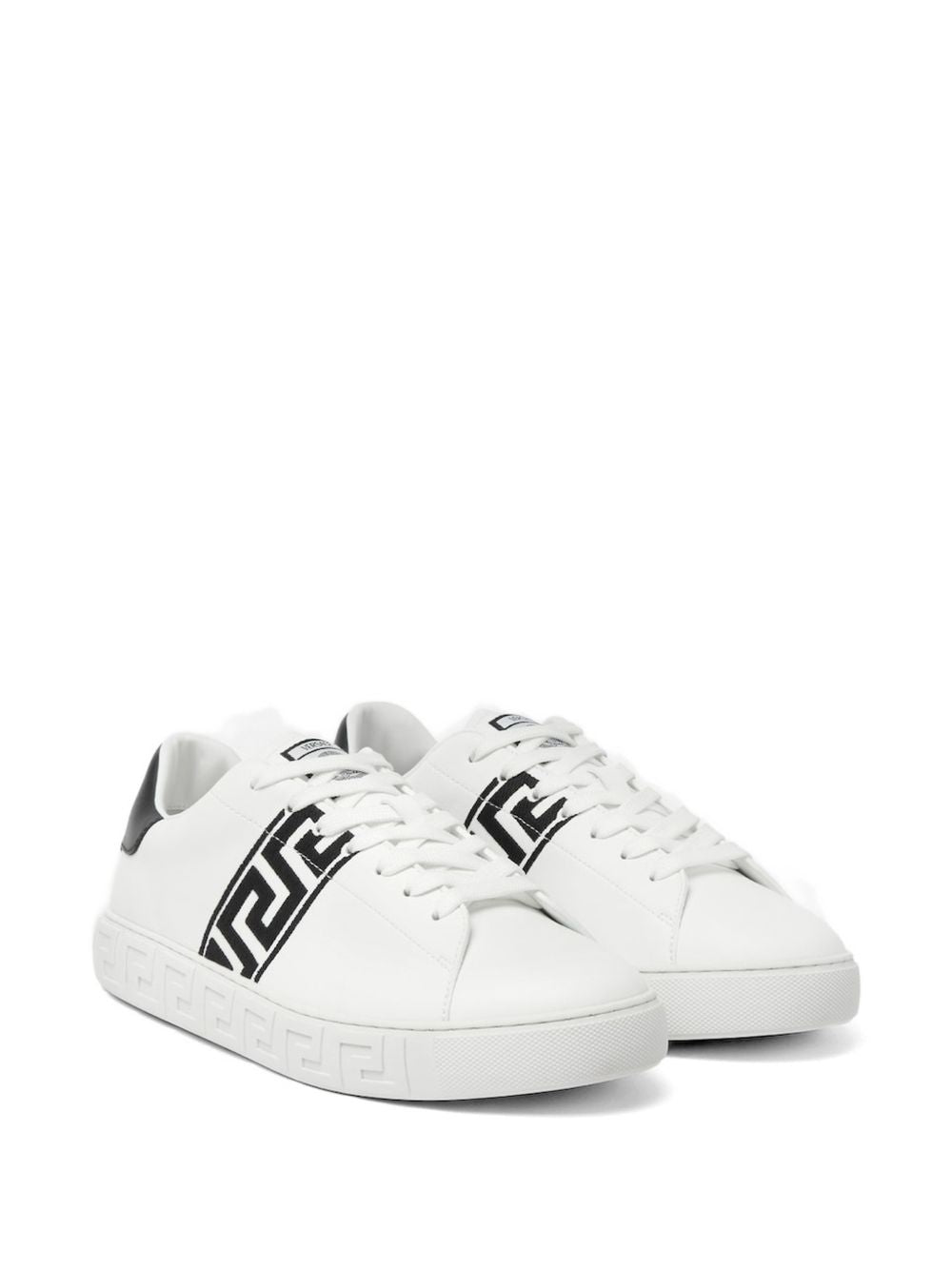 Versace Flat Shoes White/ Black