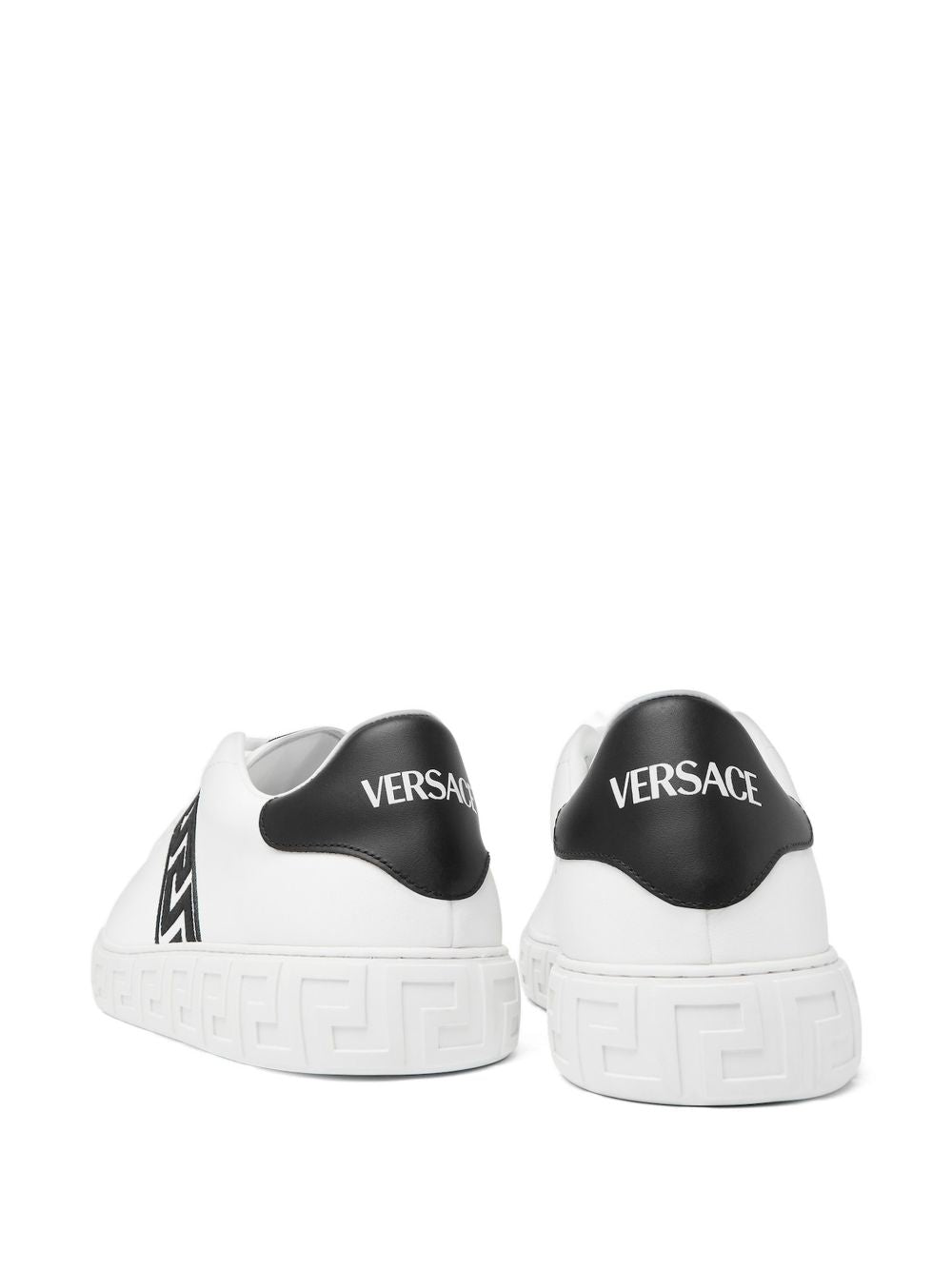 Versace Flat Shoes White/ Black