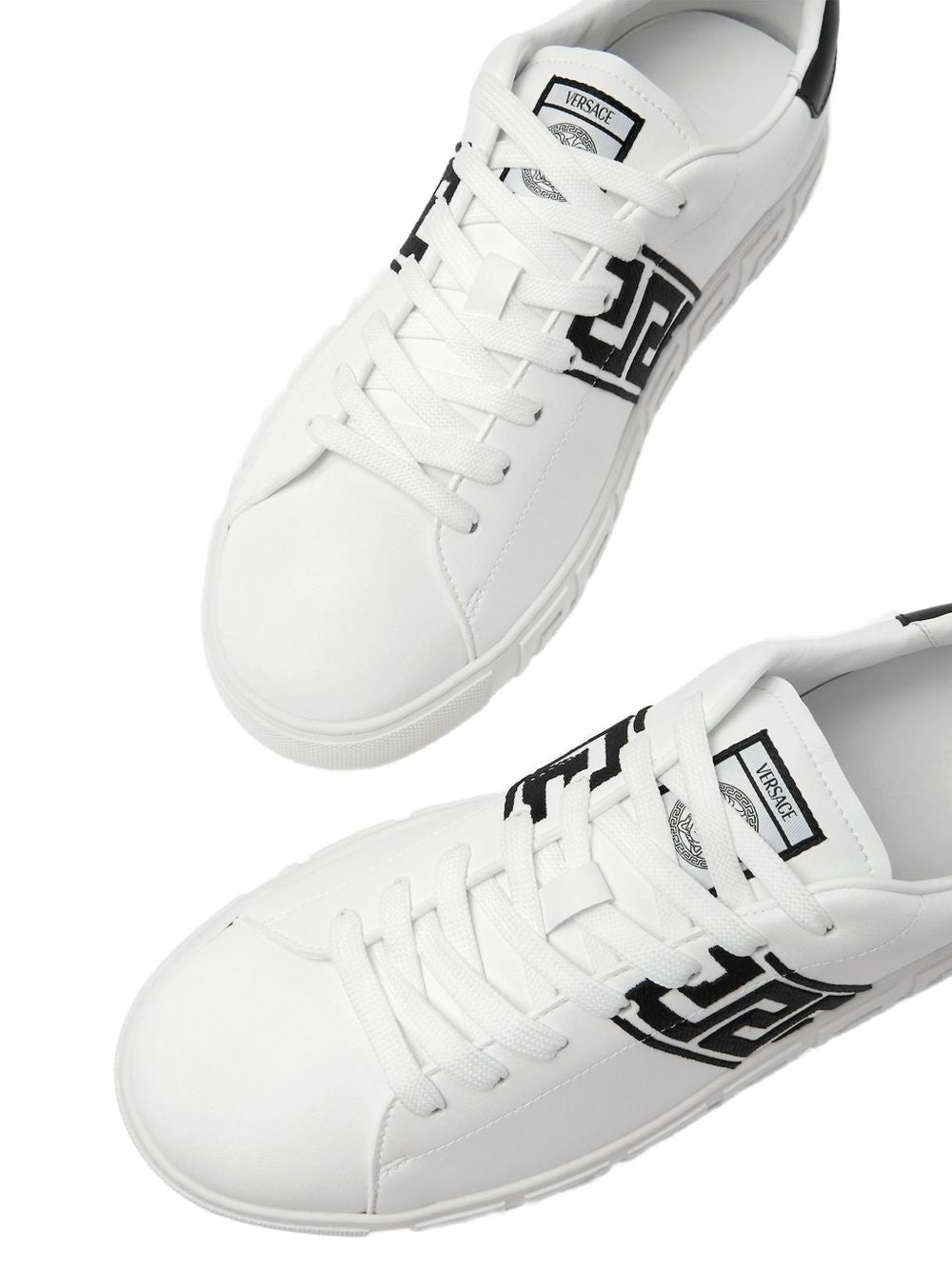 Versace Flat Shoes White/ Black