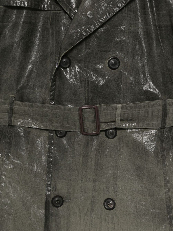 Mm6 Maison Margiela Coats Olive Green