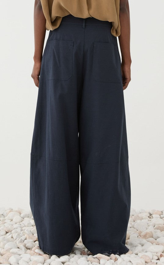 Eleh Trousers Navy Blue