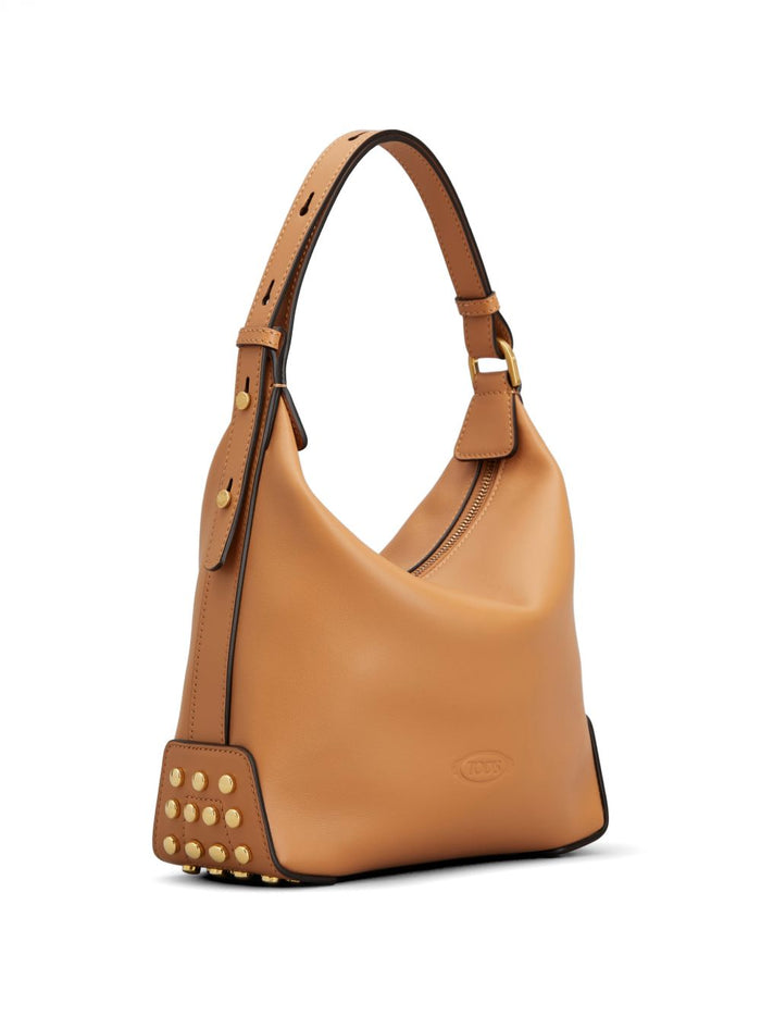 Tods Bags Camel Leather
