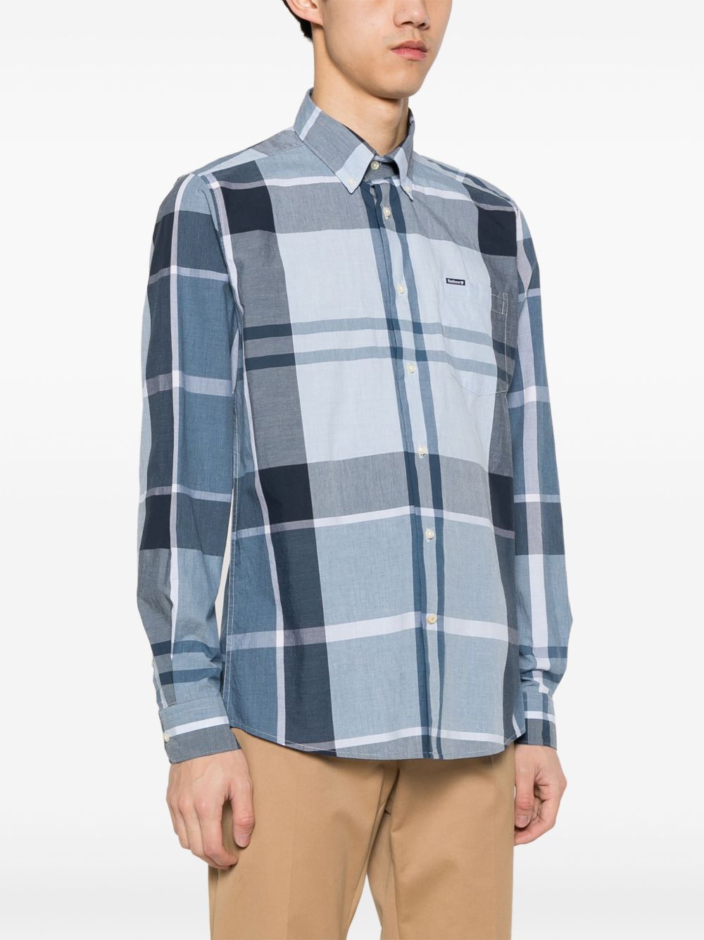 Barbour Shirts Berwick Blue Tartan