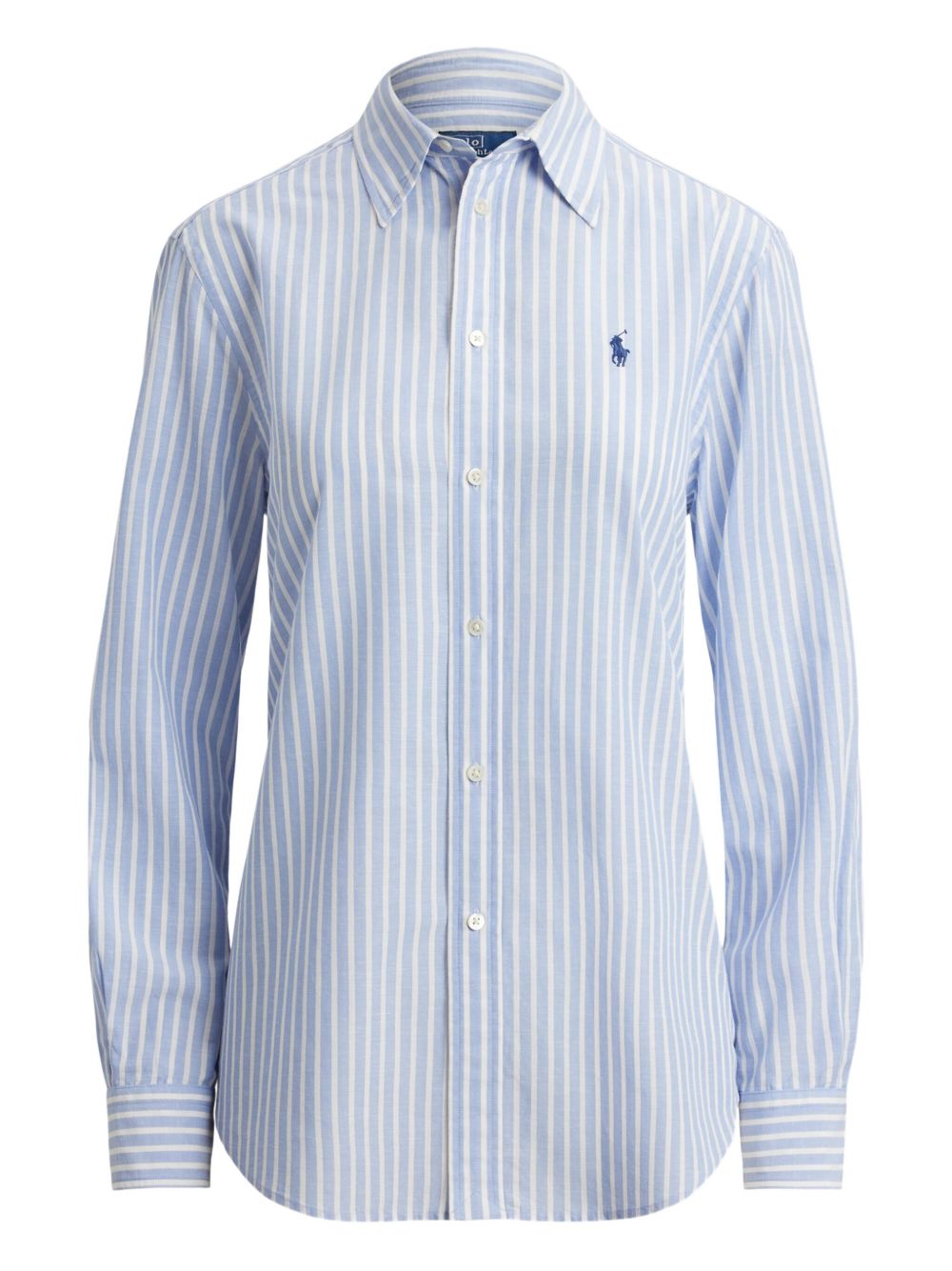 Ralph Lauren Shirts Blue Cotton Linen