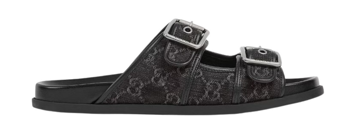 Gucci Flat shoes Black Grey