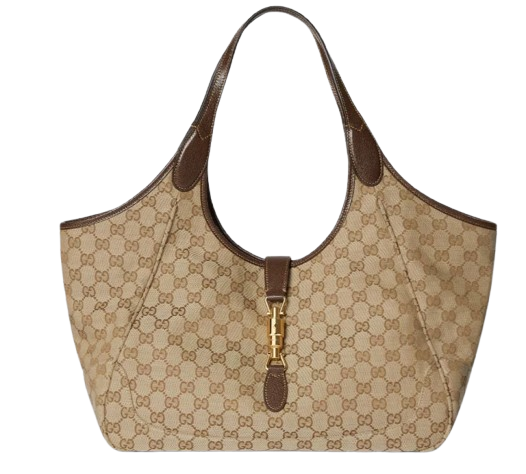 Gucci Bags Vintag.sand/dk Brown