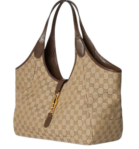 Gucci Bags Vintag.sand/dk Brown