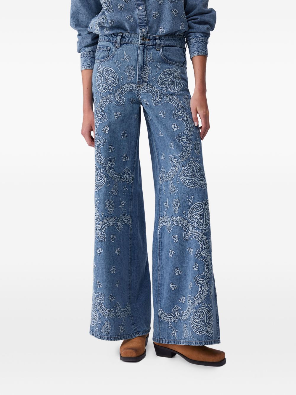 LIU JO BLUE DENIM Trousers Ind.embro