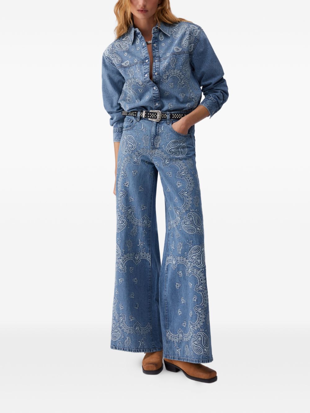 LIU JO BLUE DENIM Trousers Ind.embro