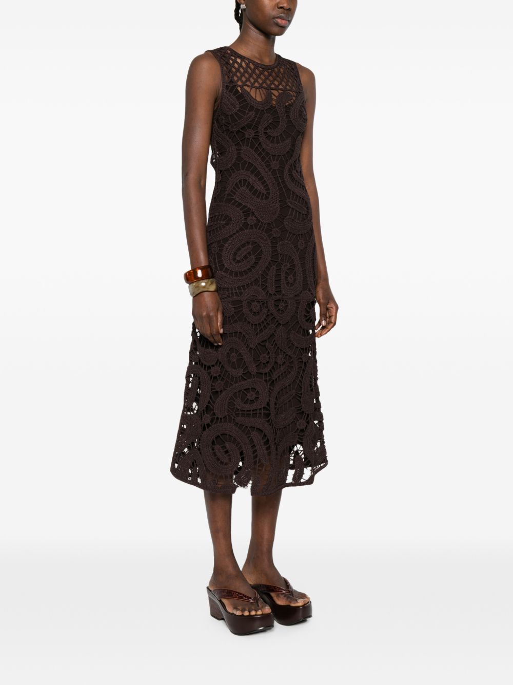 Pinko Dresses Brown