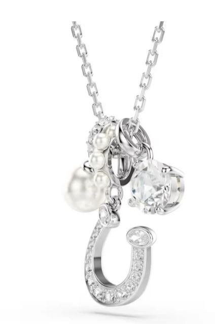 Swaroski Bijoux Silver / White