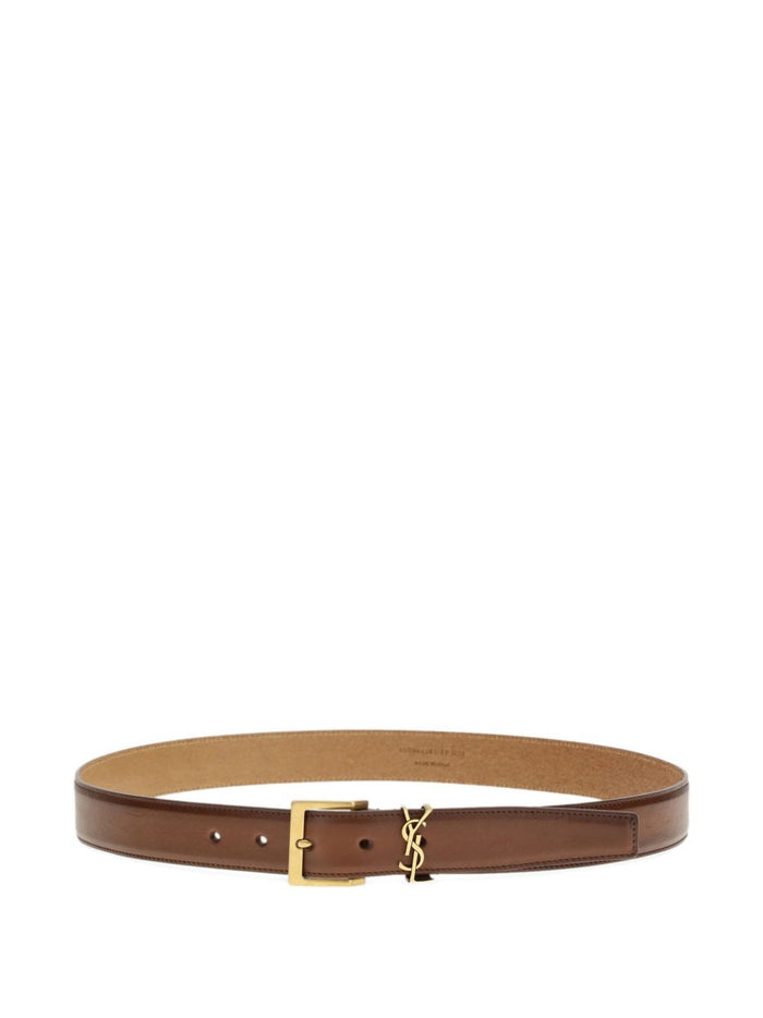 Saint Laurent Belts Ruby Rust