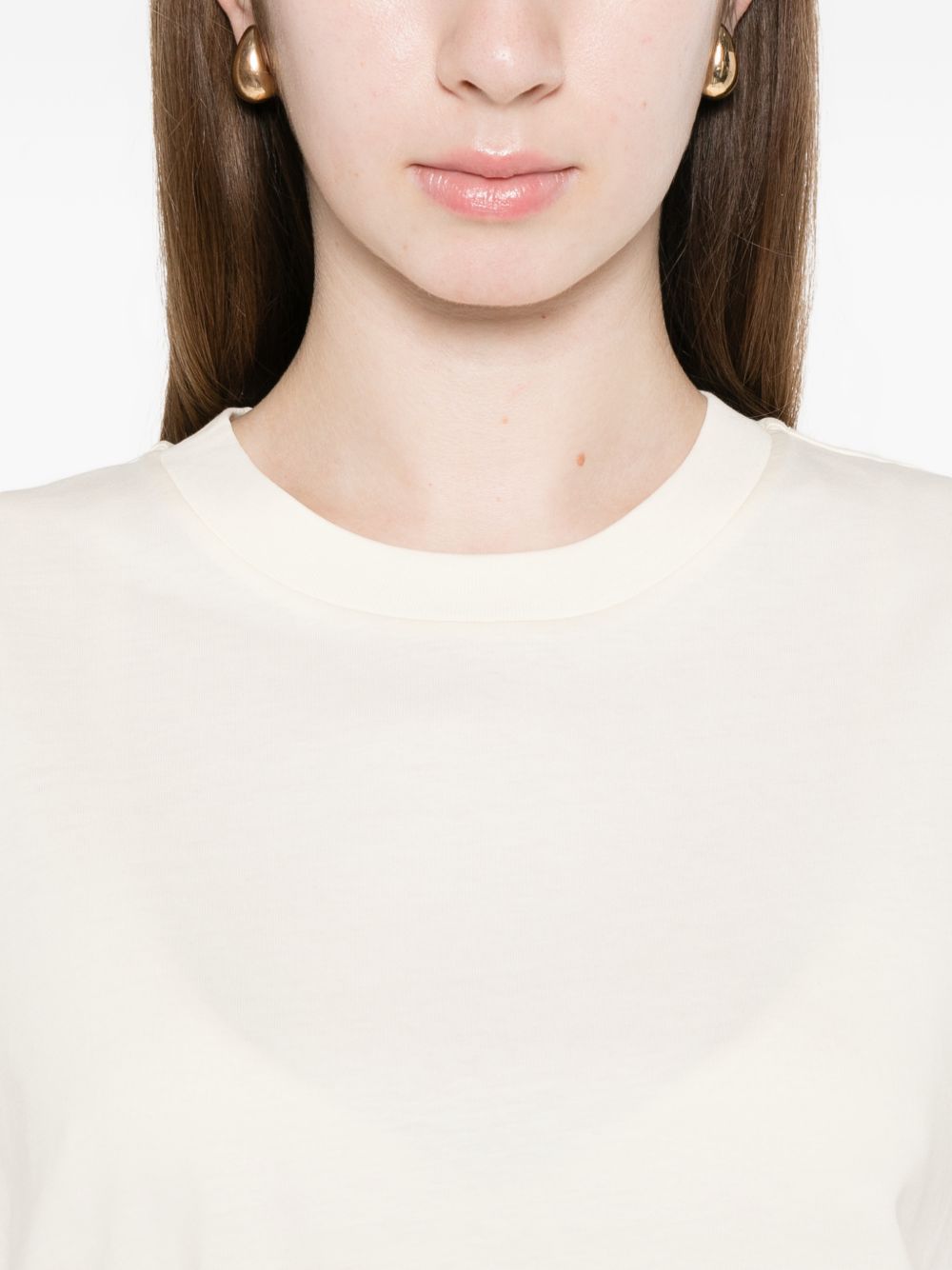 Moncler T-shirts and Polos Ivory