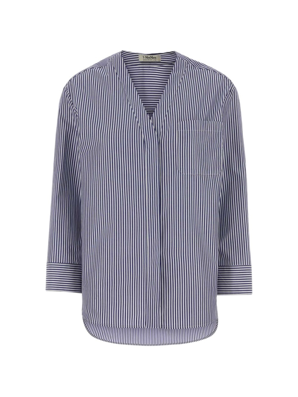 S Max Mara Shirts Riga Blu