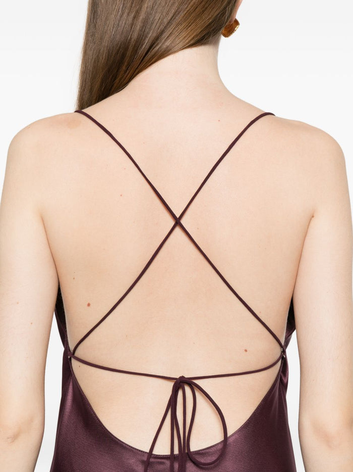 Pinko Dresses Bordeaux Ac Pl