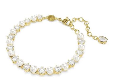 Swaroski Bijoux Gold / White