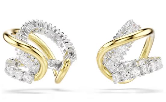 Swaroski Bijoux Gold/white