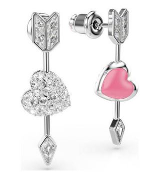 Swaroski Bijoux Silver / Pink
