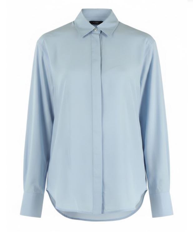 Pinko Shirts Clear Blue Viscosa