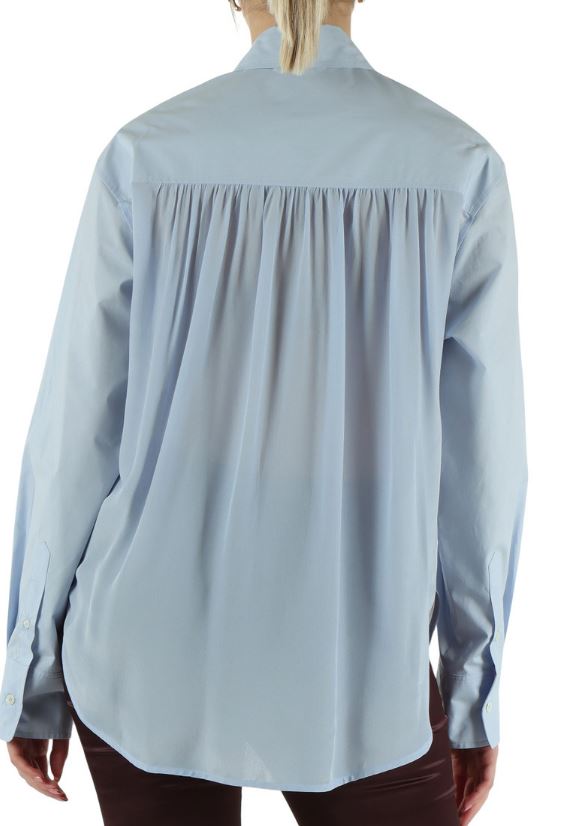 Pinko Shirts Clear Blue Viscosa