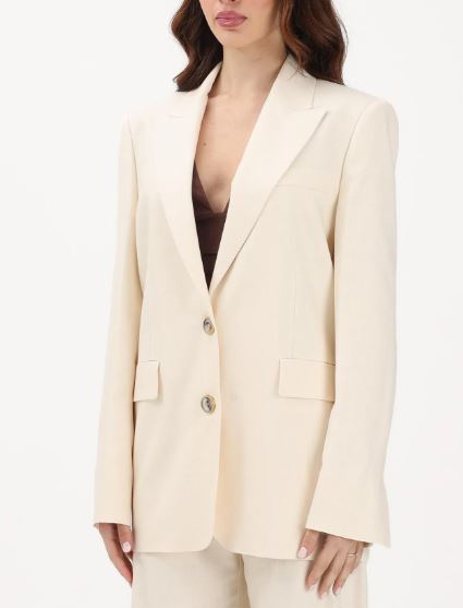 Pinko Jackets Bianco Cigno Vi Pl Ea