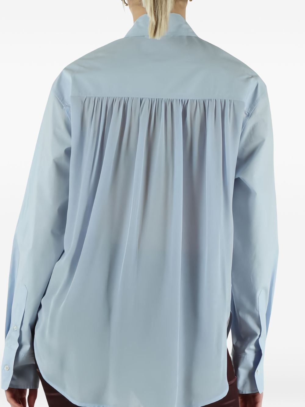Pinko Shirts Clear Blue Viscosa