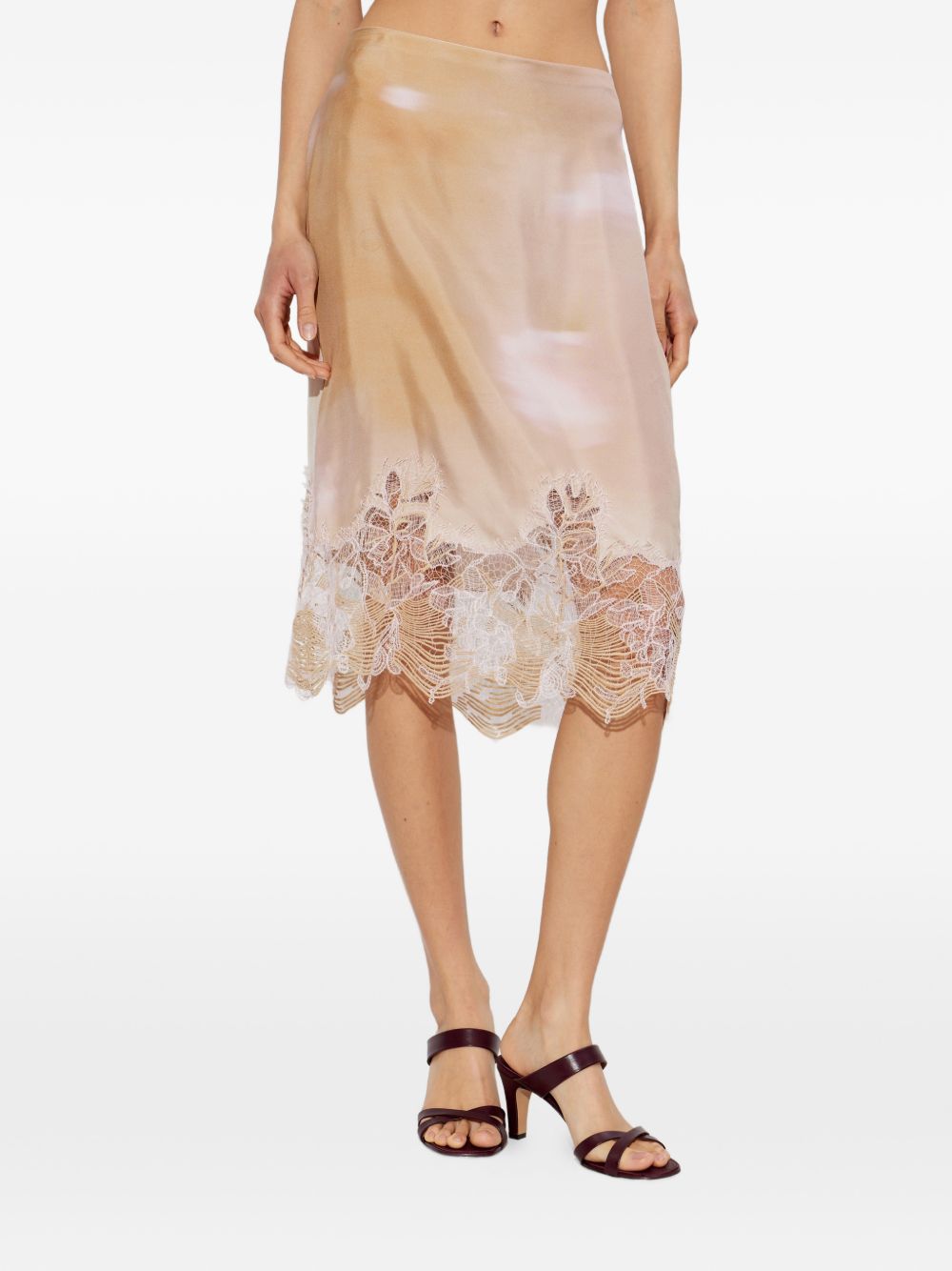 Fabiana Filippi Skirts Memento Rosae 100 % Seta