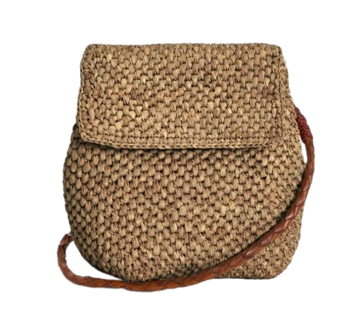 IBELIV Bags Natural/beige Woven Straw/raffia Body