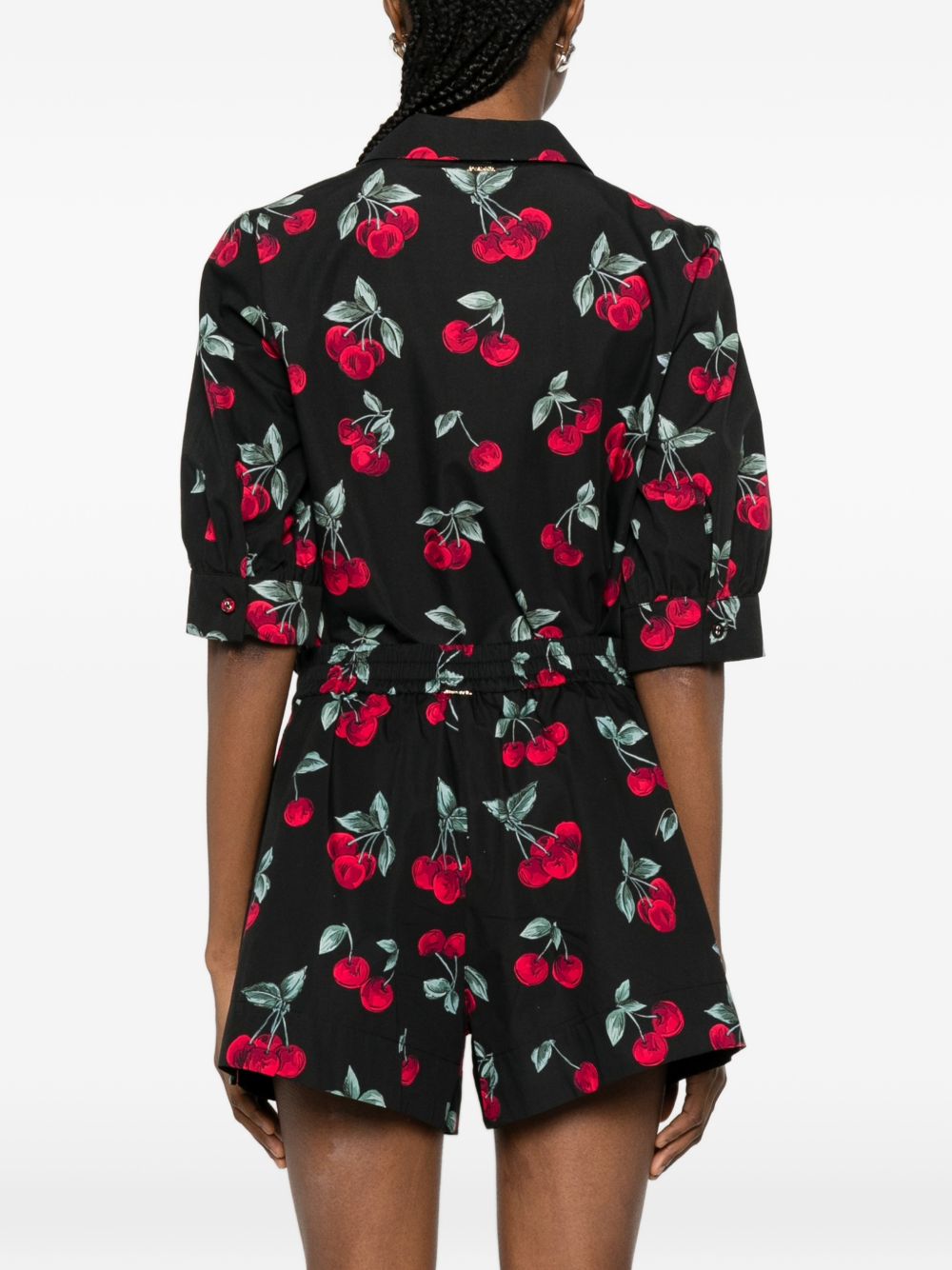 Twin-set Shirts Cherries Allover Black/red