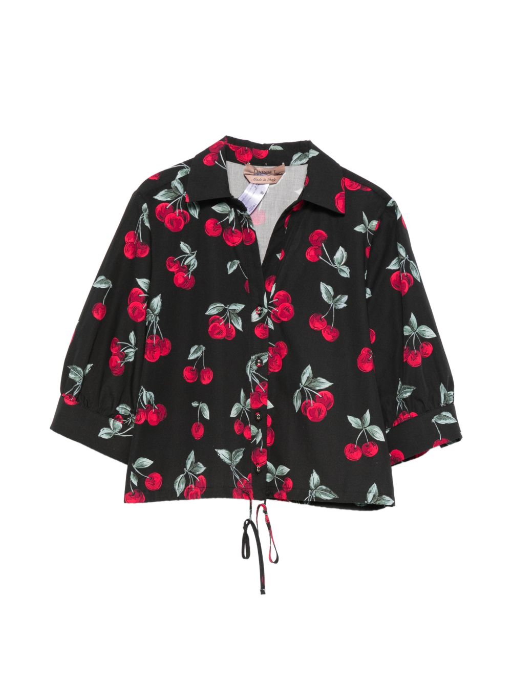 Twin-set Shirts Cherries Allover Black/red