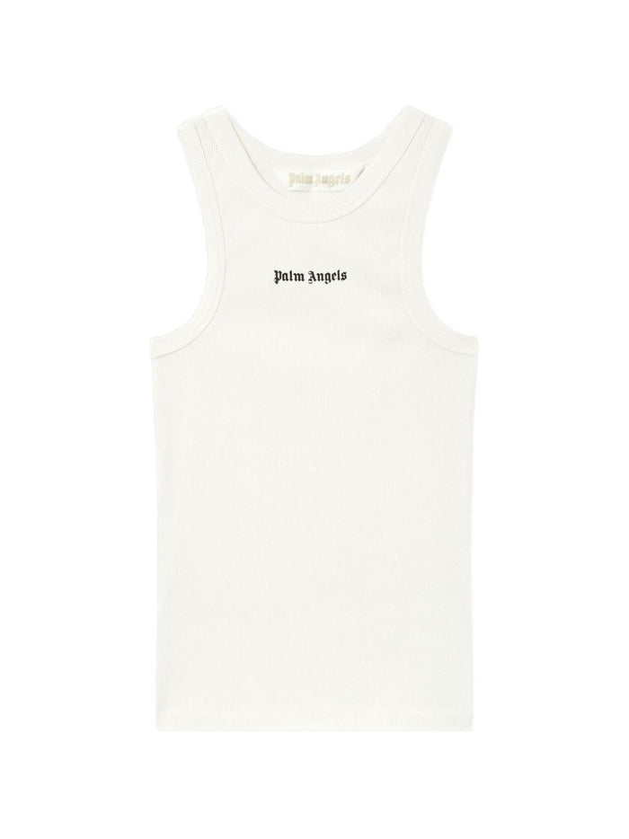 Palm Angels Top Off White Black